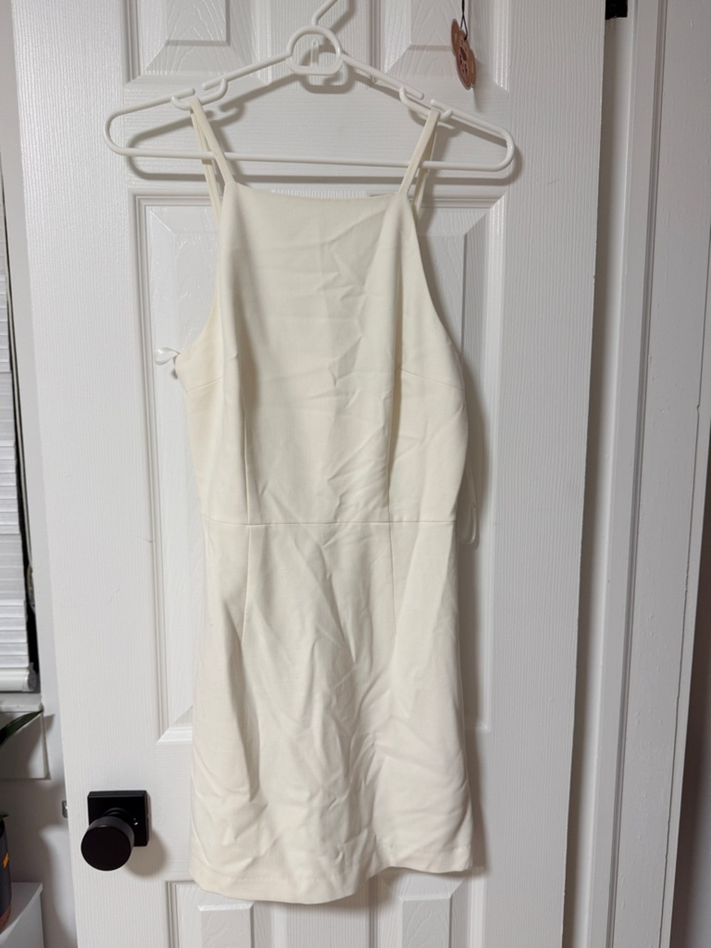 Women’s White Mini Dress - Minimal Strappy Style